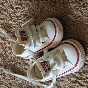 Converse Chuck Taylor All Star Infant Toddler White Low Top Sneakers